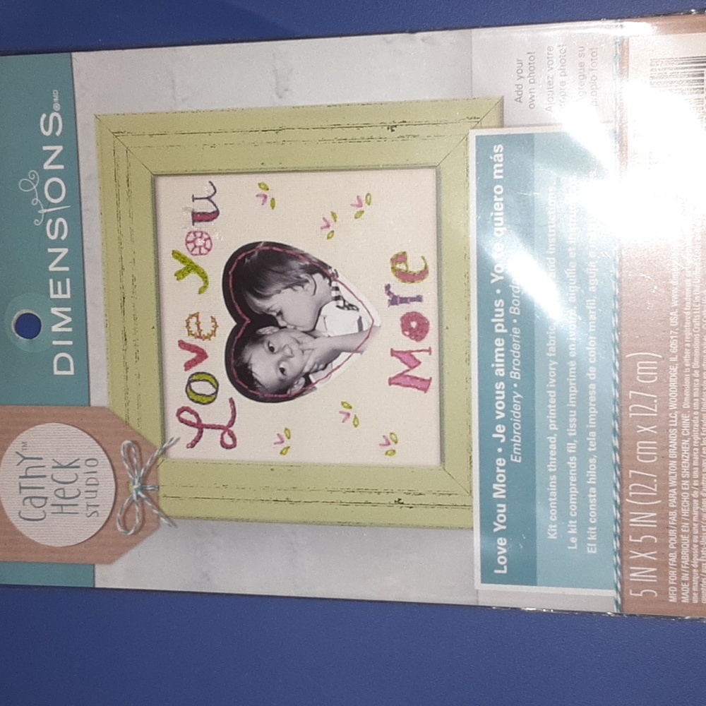 Dimensions Love You More embroidery kit